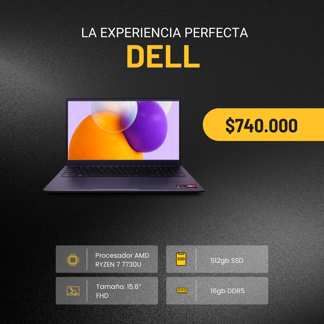 Notebook DELL AMD
